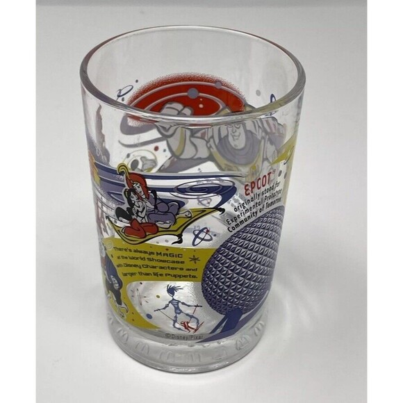 2002 McDonald's Disney Pixar Glass 100 Years of Magic Epcot Buzz Lightyear EUC - Picture 4 of 6